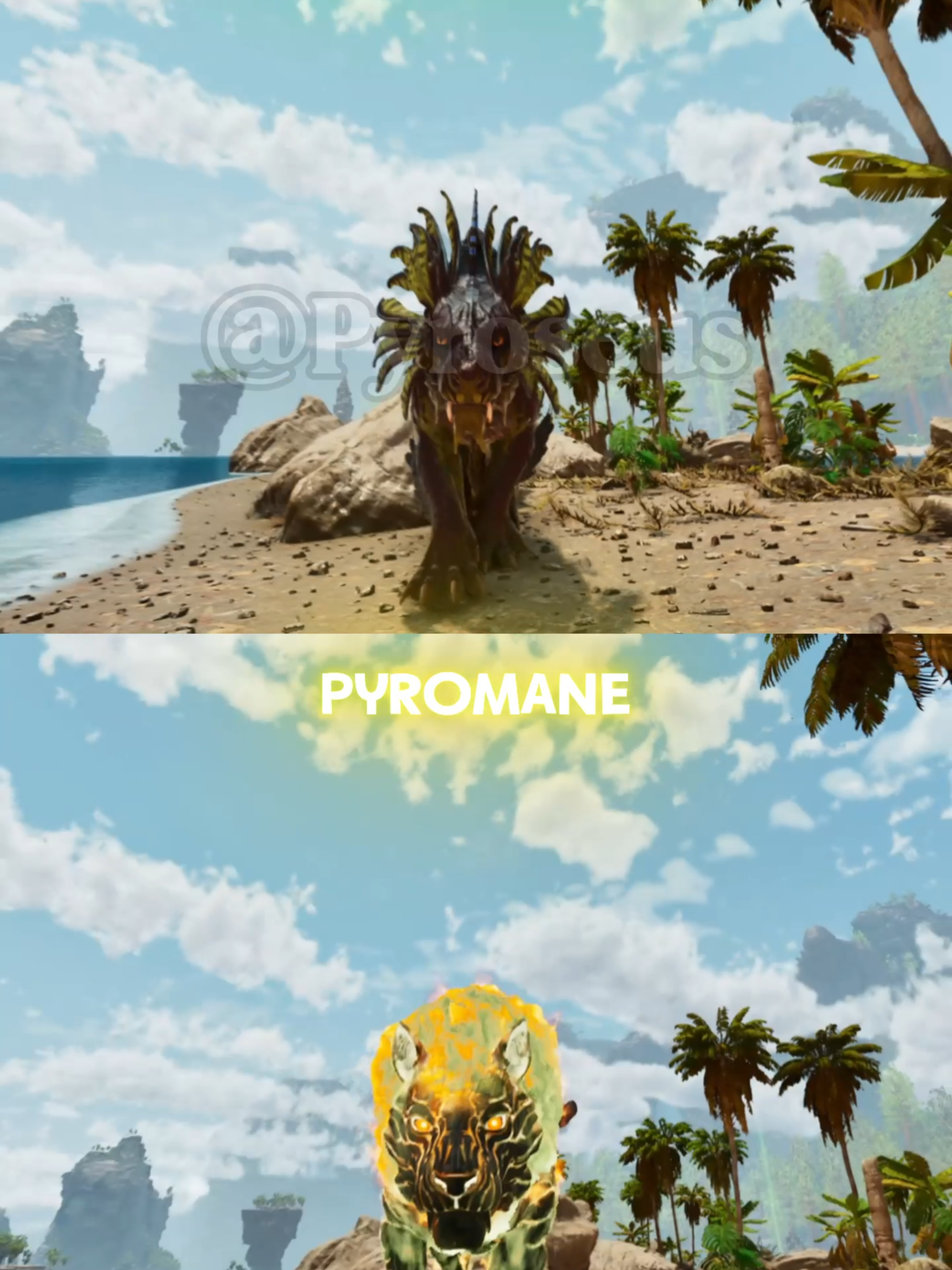PYROMANE VS SHADOWMANE#arksurvivalevolved #arkmemes #pyroseus #fyp #arksurvivalevolvedmemes #ark #funnyvideos #arksurvivalascended #arkraptor #pyromane #shadowmane