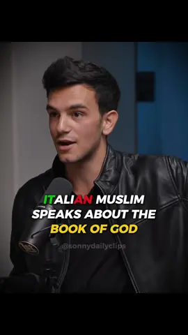 Italian Muslim speaks about the book of God. #sonnyfaz #quran #dawah #muslim #christianity 