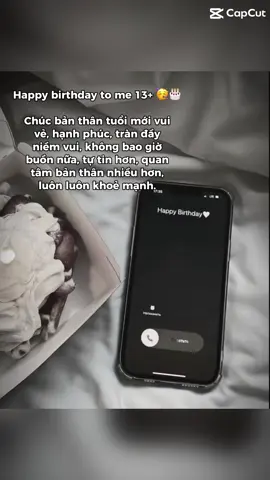 Happy birthday to me 🥳🎂.  Chúc tất cả ngoại trừ vất vả 🥰💗1 năm có 365 ngày còn đêm nay là đêm đẹp nhất 📷 Chúc mừng em sinh nhật thêm tuổi mới mong rằng bản thân mình sẽ trưởng thành hơn mạng mẽ hơn và luôn giữ niềm tin vào những điều tốt đẹp, và trân trọng những gì đã có, và cố gắng trở thành phiên bản tốt hơn của chính mình… Và sẽ không phải rơi nước mắt vì những chuyện không đáng🎂🥳🫰🏻💗 #capcut #nhiutim #xh #viral #viral #cap #sinhnhat #thang7 #flyp #xhtiktok #happybirthday 