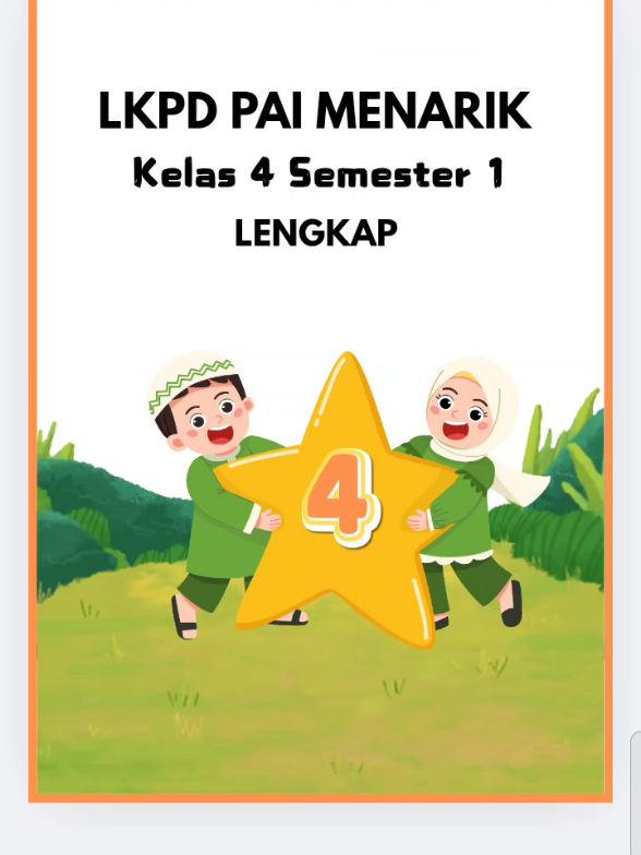 LKPD PAI MENARIK kelas 4 semester 1 lengkap  #edukasi #foryou #fyp #gurupai #gurupaisd #LKPD #pendidikanagamaislam 