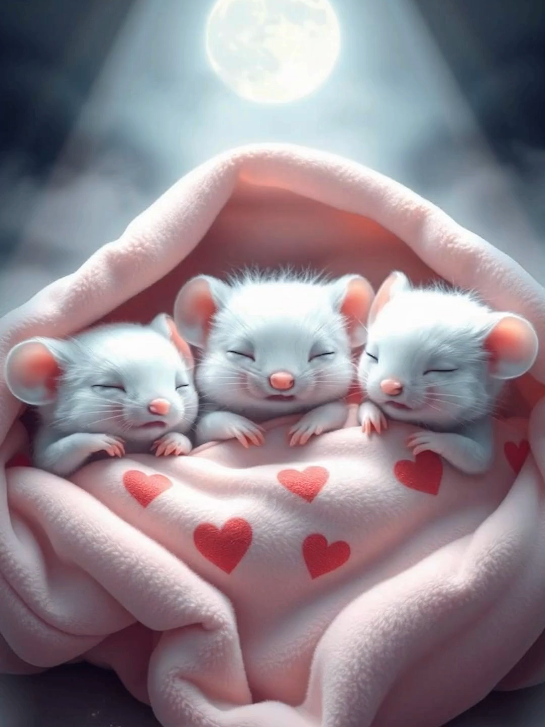 Gute Nacht 💤 #goodnight #gutenacht #schlaftgut #schönenabendeuch🤗😘 #maus #animalsoftiktok #entspannungpur #mice #aivideo #kivideo