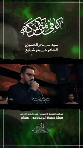 كافي من الفركة #سيد_سلام_الحسيني  #حيدر_شايع #سيد_مهدي_البكاء  عزاء #هيئة_سيدة_الوجود  #اللهم_عجل_لوليك_الفرج 