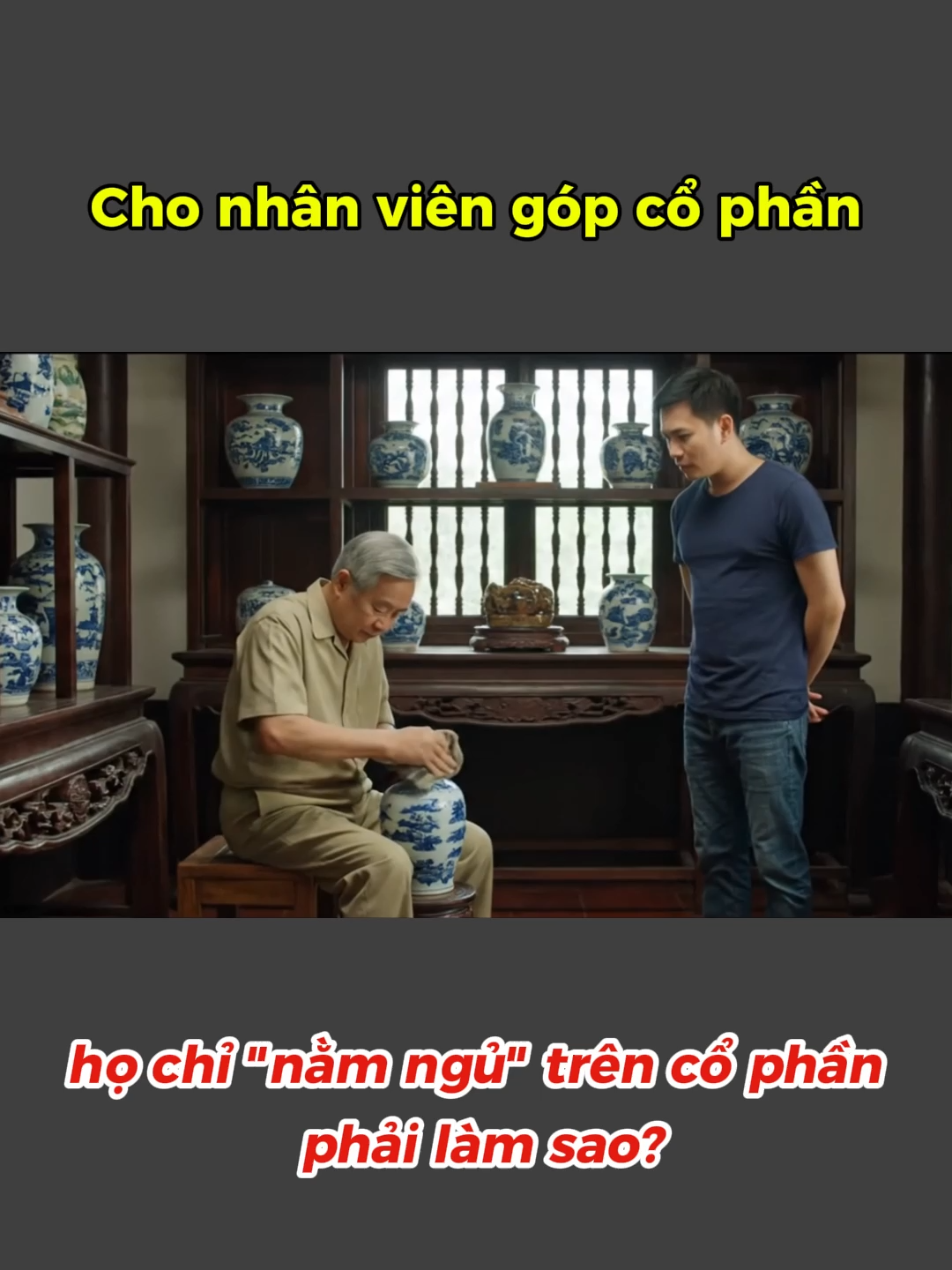 Cho nhân viên góp cổ phần rồi họ không chịu làm việc thì phải làm sao?