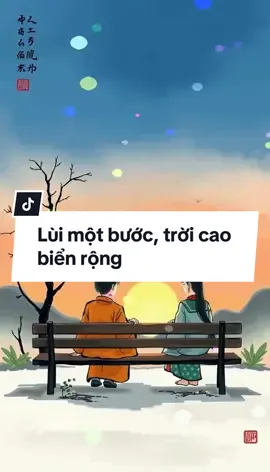 Lùi một bước, trời cao biển rộng #lientamvien #conhanday #loiconhanday 