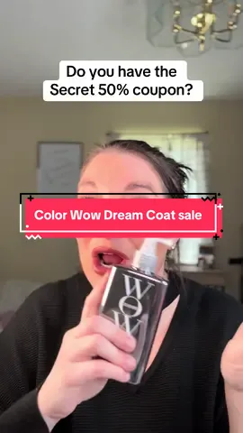 Color wow is giving out coupons to some of you!!! Make sure you check out because it’s only a 30 min coupon! #colorwow #dealsforyoudays #colorwowhair #colorwowdreamcoat #tiktokshopsummerturnup #ttslevelup #toptierjuly #tiktokshopcreatorpicks #tiktokshopblackfriday 