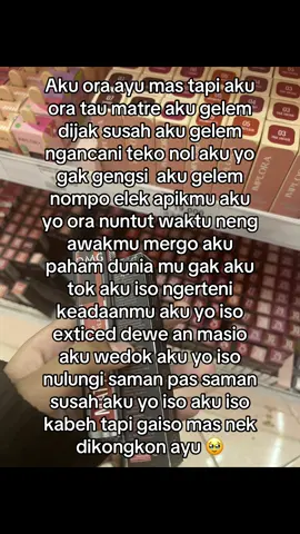 Sepurane nek golek seng ayu mending aku tak mundur #fyp #fypage #xbcyza #sadvibes🥀 #fotolive #viraltiktok 