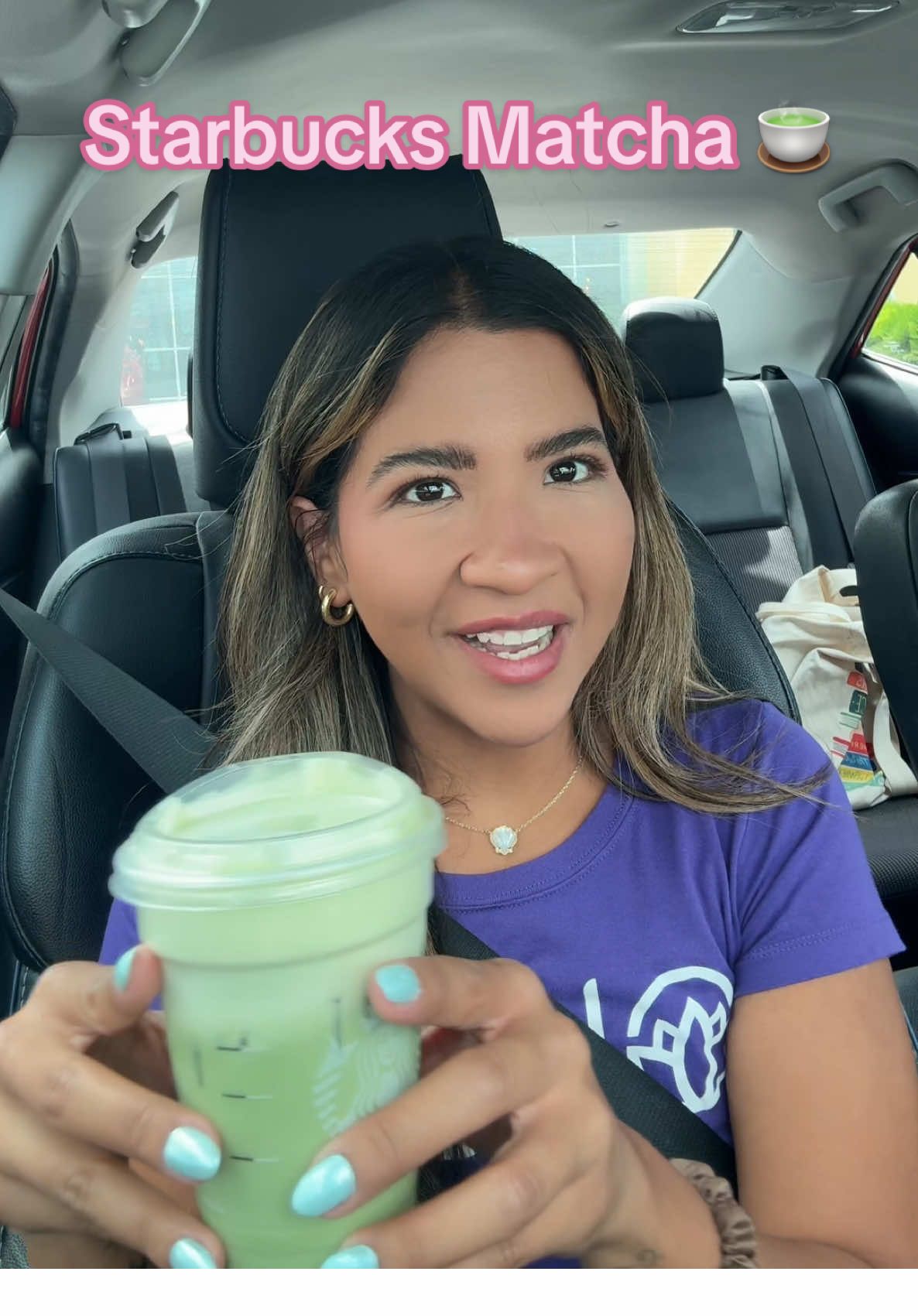 Trying the Starbucks Matcha 🍵  #fyp #fy #starbucks #starbucksmatcha @Starbucks #matchalatte 