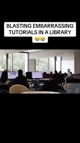 Blasting embarrassing tutorials in a library🤣 (dropouts YouTube channel) #fyp #rampz #snoweyjoe #dropouts #prankvideo #tutorial #embarrassing #cringe #library #public #humillacion #funnytiktok 