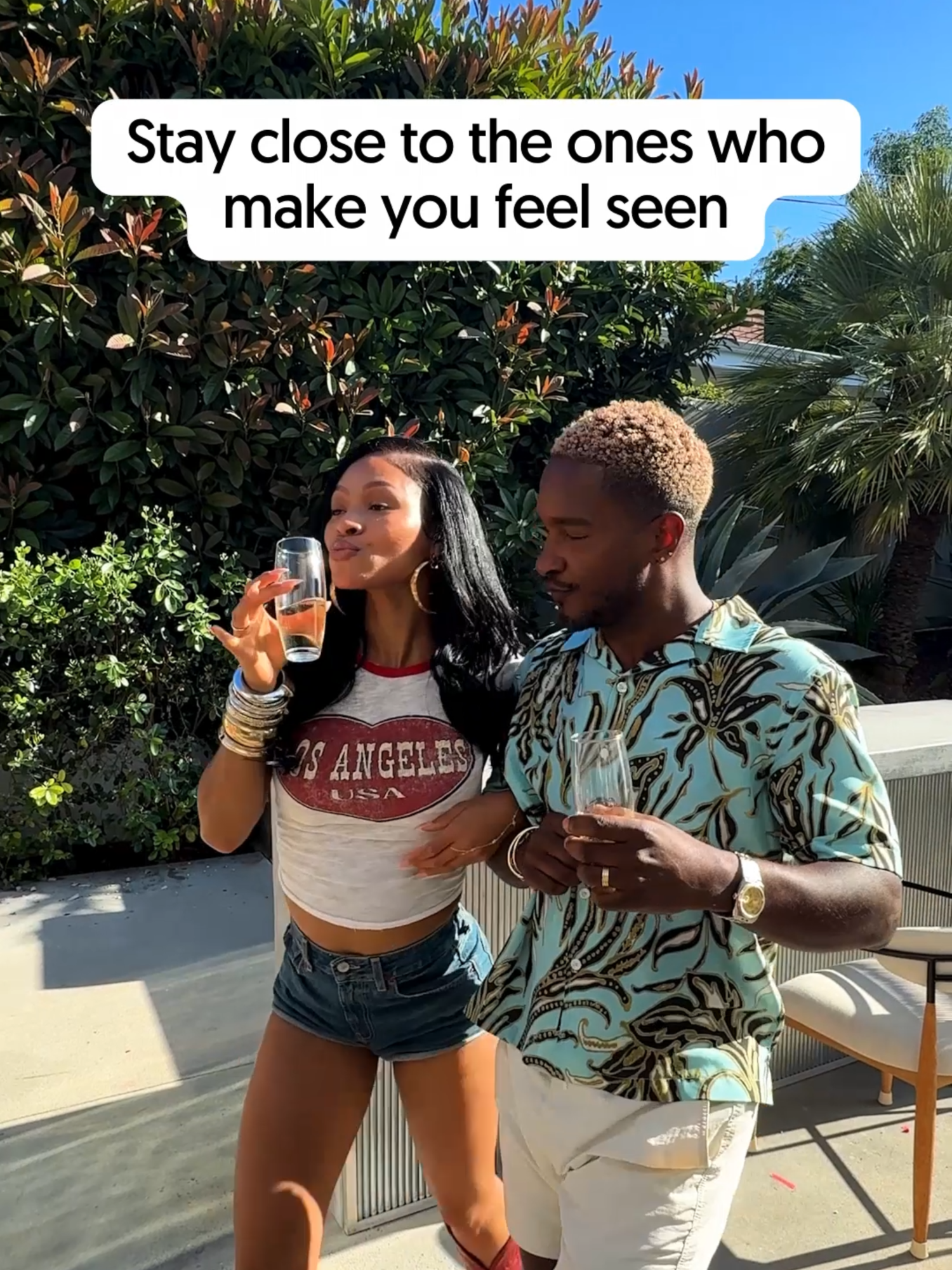 Normalize surrounding yourself with people who love on you! Like my girl @yesimprettyvee! Catch Pretty on the latest #HouseGuest episode this Friday on my YT! Original audio: @jstnfrtt 👏🏾 #prettyvee