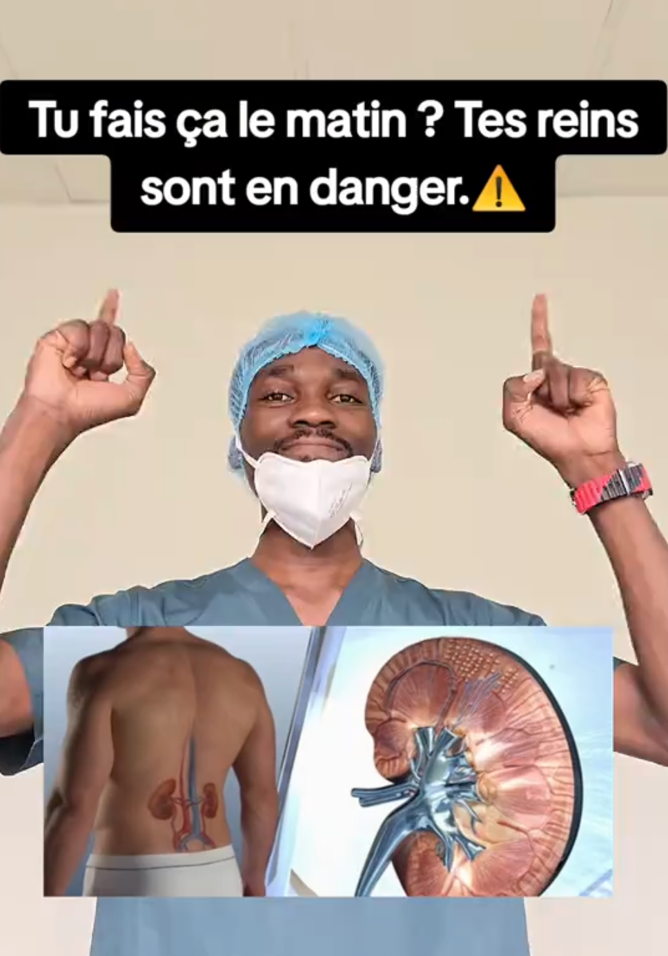 Tu fais ça chaque matin ? Tes reins sont en danger ⚠️ #santé #reins #astucesanté #toxines #corpshumain #conseilsanté #hydratersoncorps @Dr_ Nevyl Bakala🩺 