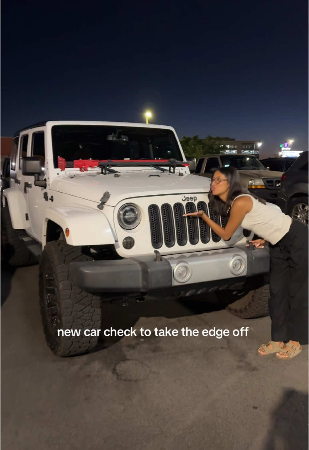 Meet Chloe!!! She’s perfect #jeep #jeepwrangler #newcar #jeepsoftiktok 