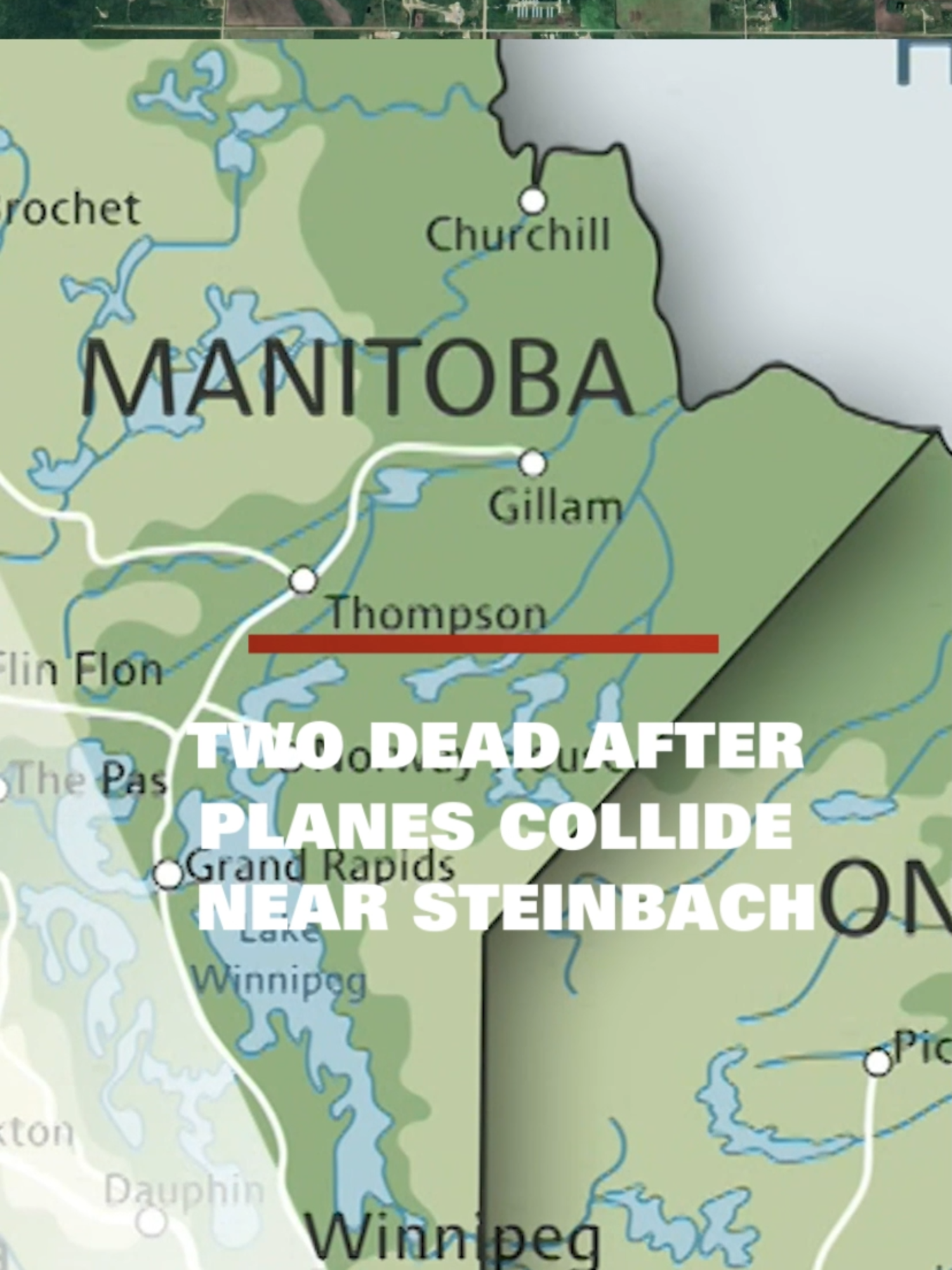 Two people have died following a mid-air crash between two planes near Steinbach, Man., Tuesday morning. According to RCMP, officers were notified of the crash at 8:45 a.m. in the Rural Municipality of Hanover. RCMP, fire department and emergency medical services responded and found the wreckage of two small, single-engine aircraft south of Steinbach. RCMP said the two pilots of the planes were pronounced dead at the scene. There were no passengers on board either plane. The Transportation Safety Board of Canada has been notified. #cp24 #news #manitoba