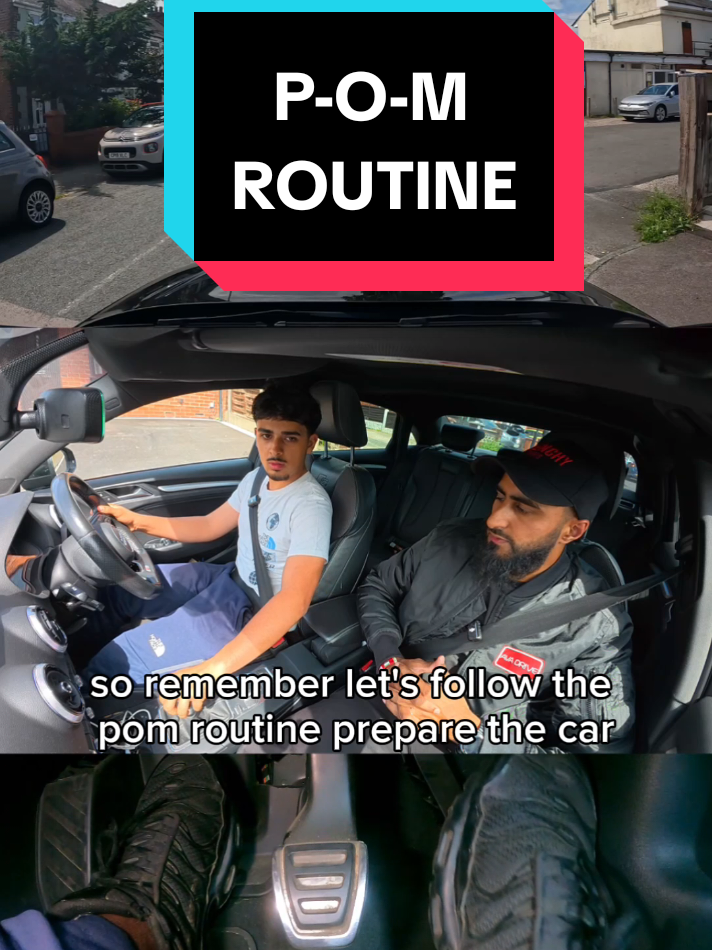 How To Use The P-O-M Routine When Moving Off @امير #driving #drivingtest #drivinglesson #lessons #drivinginstructor #learnerdriver #learner 