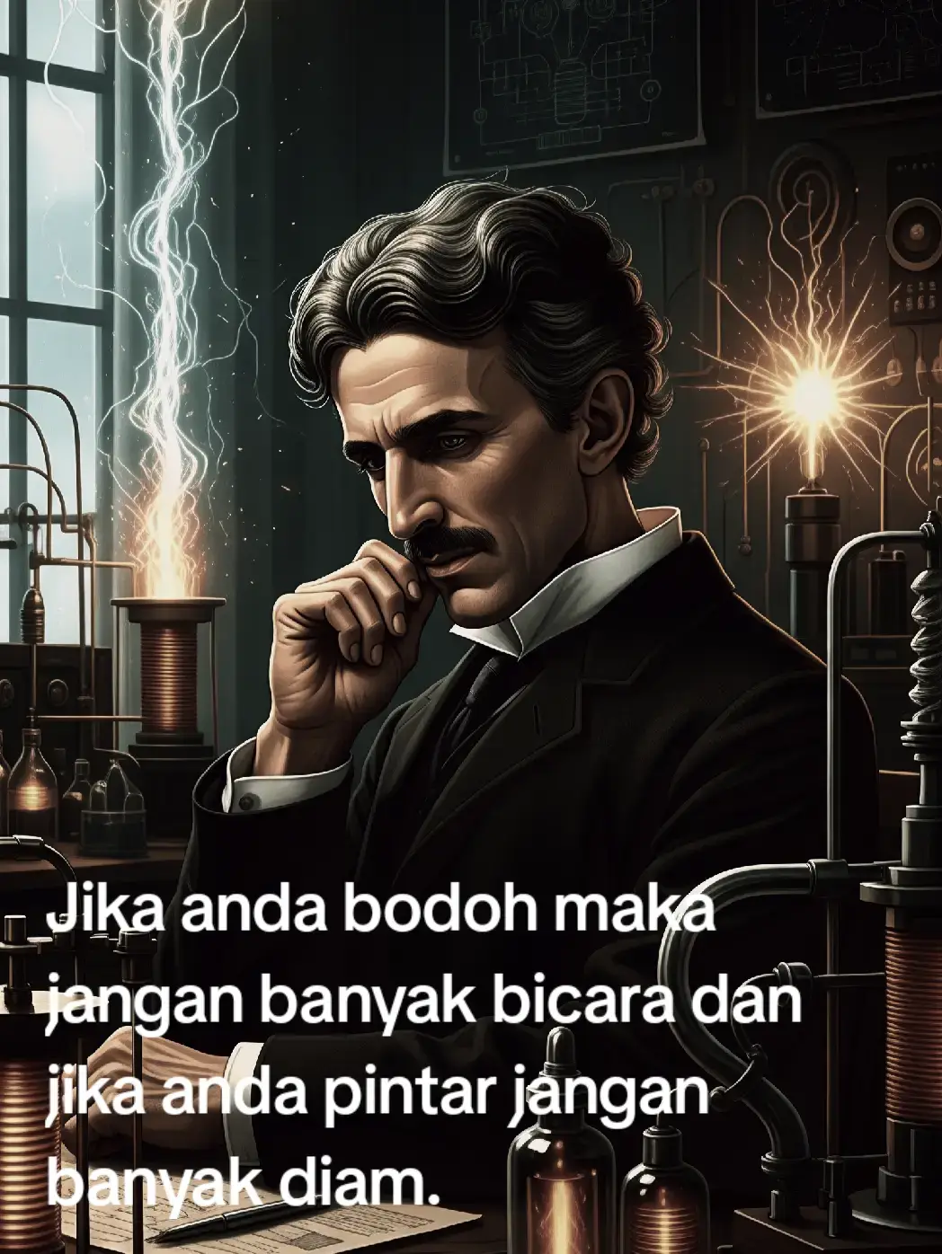 🥶 #NikolaTesla #TokohSejarah #ilmuandunia #fy #fyp 