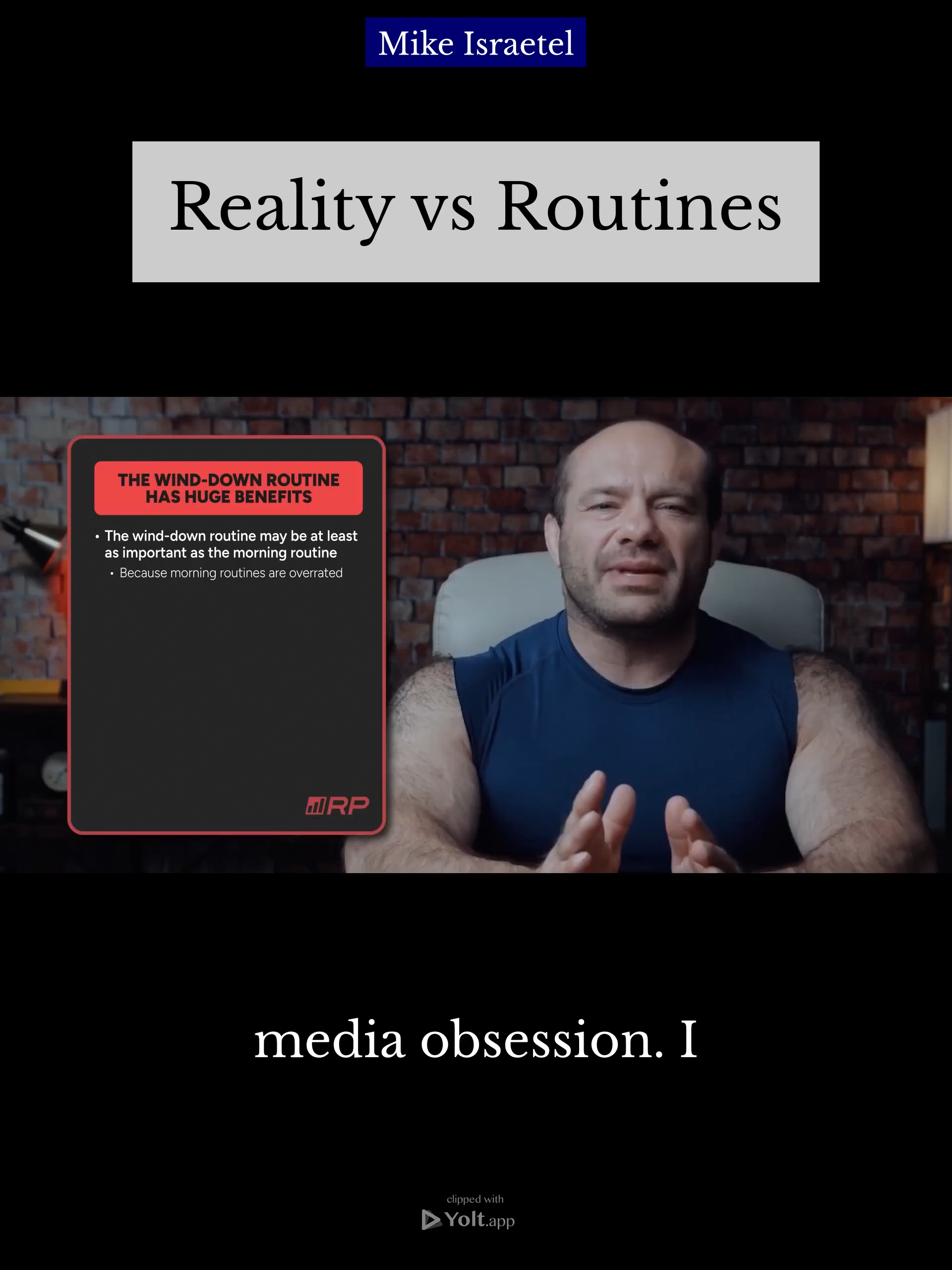 Ditch the Routine! - Mike Israetel #morningroutine #productivity #stress