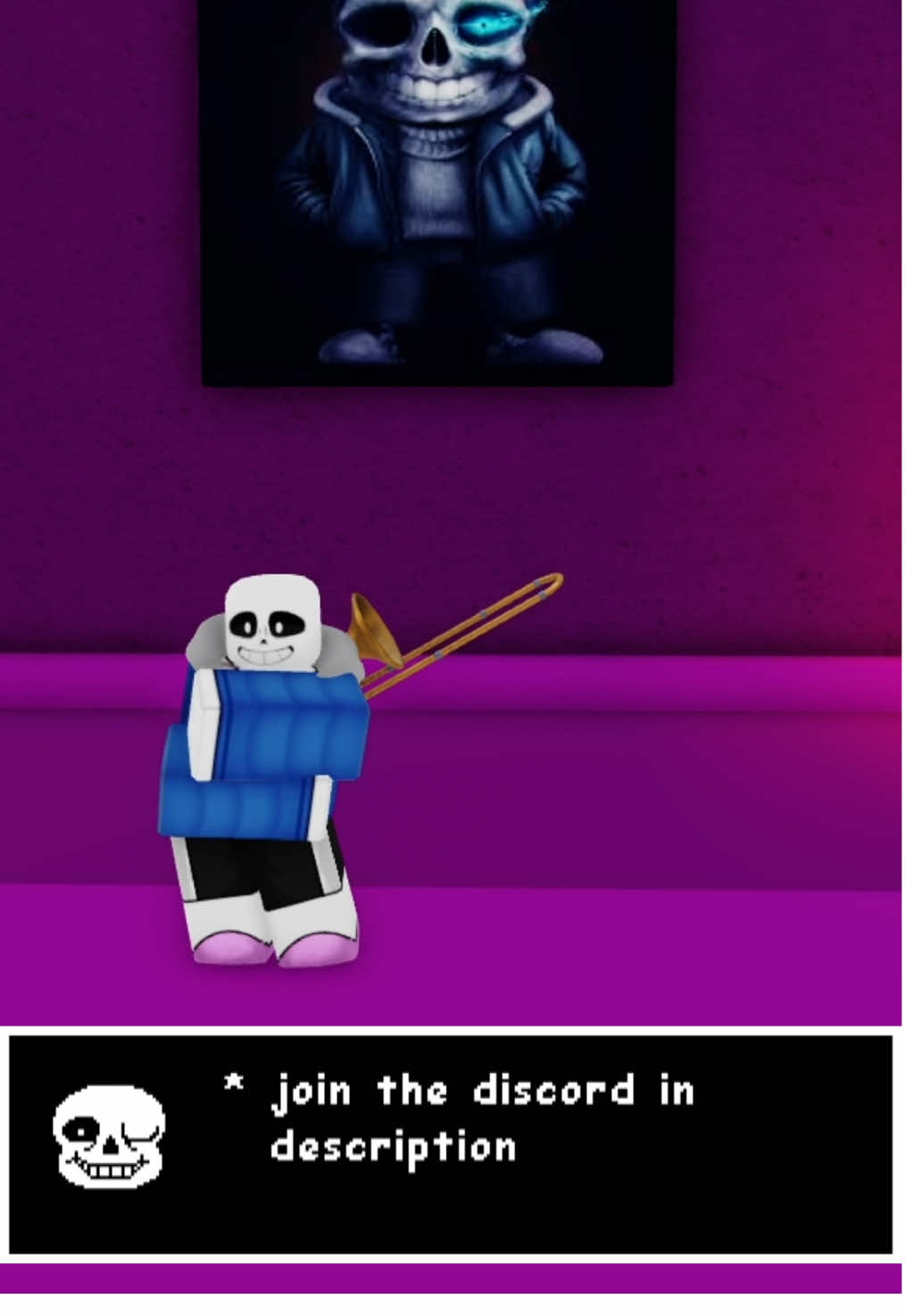 Sans custom moveset jjs - https://discord.gg/TRnmYkTZV4 #fyp #jjk #jujutsushenanigans #jjs #roblox #anime #sans #undertale #papyrus 