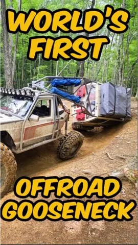 Offroading for the First Time in the Untested Gooseneck Trailer. #overlanding #camping #adventure