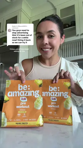 Replying to @Nlaura2000 DOLE WHIP® PINEAPPLE PRE WORKOUT (with caffeine!!) is HERE 🍦🍍 #dolewhip #pineapple #preworkout 