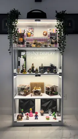 This MIFUNY Display Cabinet is so cute and not hard to assemble ✨ … my collection looks amazing 💗 thank you so much @MIIFUNY 🫶🏻 … #creatorsearchinsights #roomdecor #fypシ #shelf #anime #animetiktok #mangatiktok #decoration 