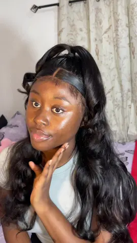Love how much space this wig has! The link to this wig is in my bi0 💕 ft @WorldNewHair #foryoupage #wiginfluencer #wigstyles #pinteresthairstyles #wigtoks #affordablewigs #amazon #amazonwigs #humanhair 
