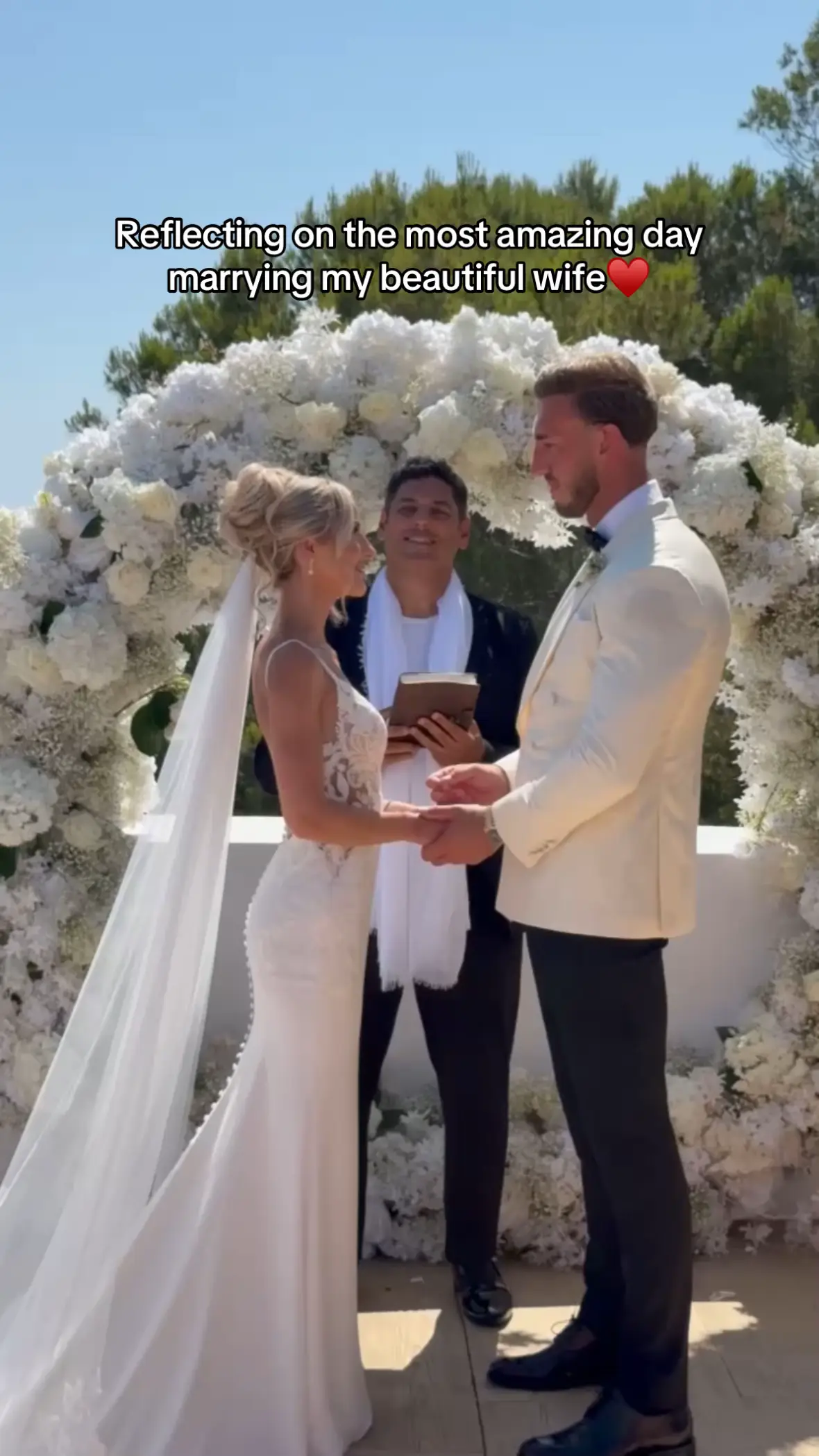 The most amazing day marrying my wife!♥️ @Amy 