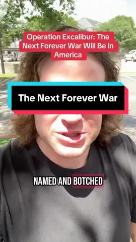 New @Colonial Outcasts episode out now. Operation Excalibur: the next forever war will be in America. #bigbeautifulbill #maga #trump #ice #dhs #breakingnews #veteran #democrats #propaganda #endwar #kamala 