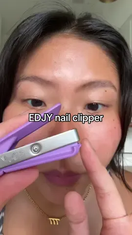 Replying to @AirplaneShootingTowardsTheSky here’s how to cut ur nails safer AND smoother 😌 #edjynailcutter #nailtrimmer #personalcare #dealforyoudays 