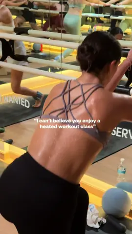 Sorry, but sweaty workouts are my therapy🤭🔥 #barre #hotbarre #sweat #barremty