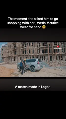 The moment she asked him to go shopping with her., wetin Maurice wear for hand 😀#treasurejthomas #fypシ゚ #nollywoodmovies 