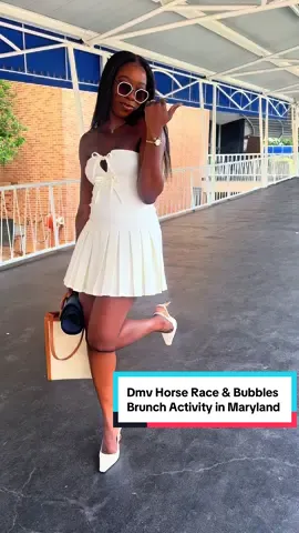 Bottomless mimosas, brunch and horse racing? Count me in!  The Race park & Jockey Club is located in Laurel, MD. @Maryland Jockey Club  Activities vary by the season so the best place to find out what’s currently happening is on their website or social platform. @marylandjockeyclub Currently (July 2025): Bubbly brunches at Laurel Race Park every Sunday from 11-3pm with bottomless mimosas: https://www.laurelpark.com/sundaybrunch/ #laurelpark #marylandjockeyclub #roseontherails #horseracing #dmvtiktok #dmv #thingstodoinmd #thingstodoindc #traveltiktok #traveltips 