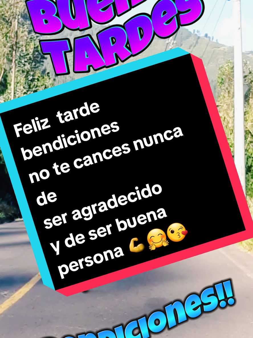 Feliz  tarde bendiciones  no te cances nunca de ser agradecido y de ser buena persona 💪🤗😘 #Buenastardes #bendiciones #graciasdios #cvfeliztarde #martes #frasesdelcorazon7 #frasesmotivadoras #diosesfiel #musicacristiana 