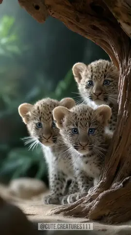 Baby Leopards  #leopard #leopards #cute #adorable #babyanimals 