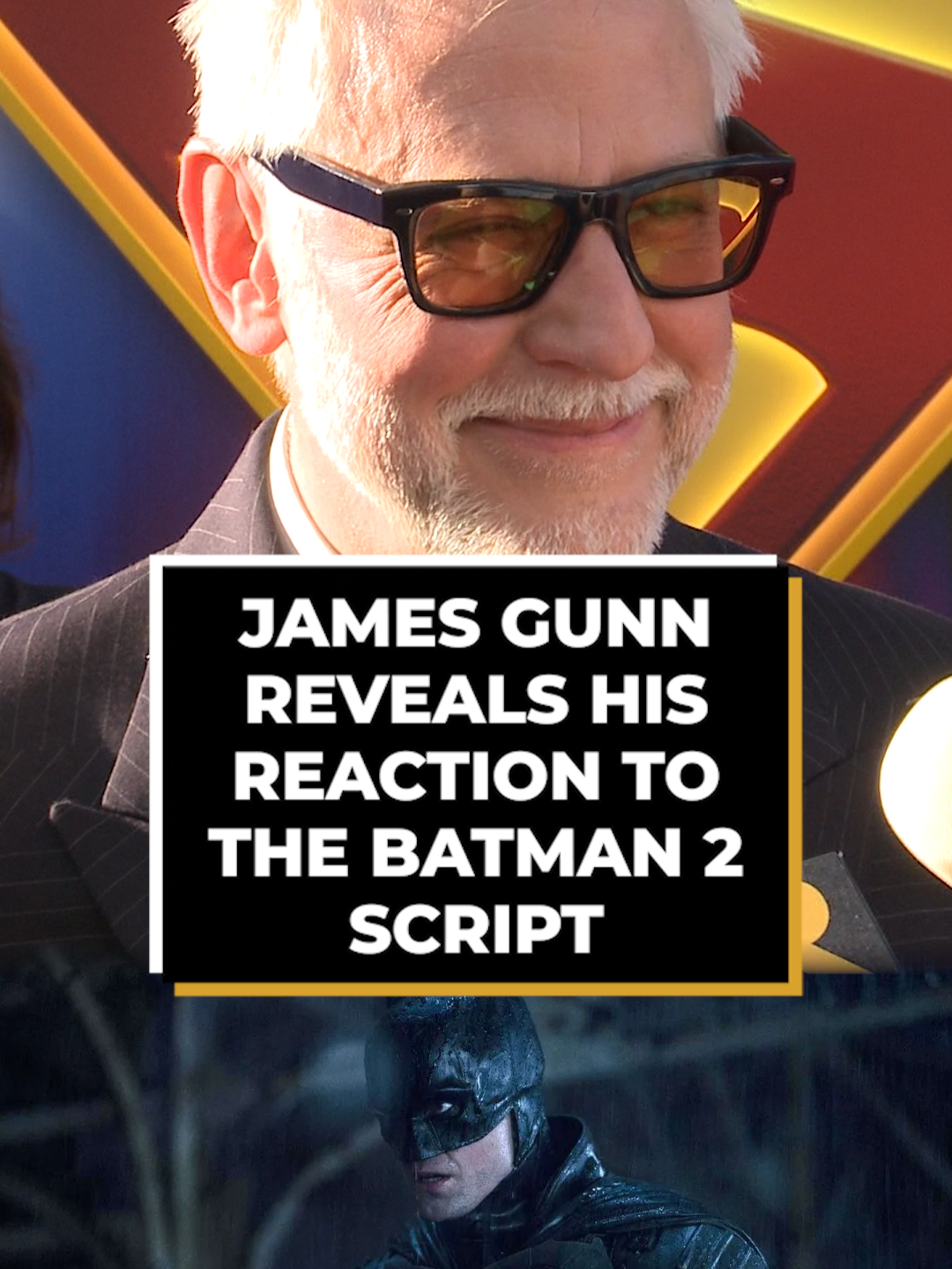 James Gunn Reveals His Reaction to the Batman 2 Script @ashcrossan #dc #dcu #dcuniverse #superman #jamesgunn #jamesgunndc #jamesgunnsuperman #davidcorenswet #rachelbrosnahan #clarkkent #loislane #metropolis #thebatman #thebatman2 #batman #mattreeves #batmite