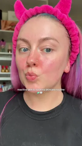 a sensitive girly w/ sensitive rosacea prone skin✨😚🩷as a tomato faced baddie🍅🫶🏼finding skincare that doesn’t irritate my flare ups more can be exhausting🫩but here are some recent favs of mine🤭✨🙂‍↕️ Products Used: - @First Aid Beauty Facial Radiance Pads - @The INKEY List Hydrosurge Dewy Face Mist - @Provence Beauty Dew Beaucoup Serum - @Farmacy Beauty Wake Up Honey Eye Cream - @EltaMD Skin Care Red Color Correcting UV Skin Recovery SPF  #colortheory #sensitiveskin #rosacea #rosaceaskincare #rednessrelief #redness #sensitiveskincare #skincareproducts 