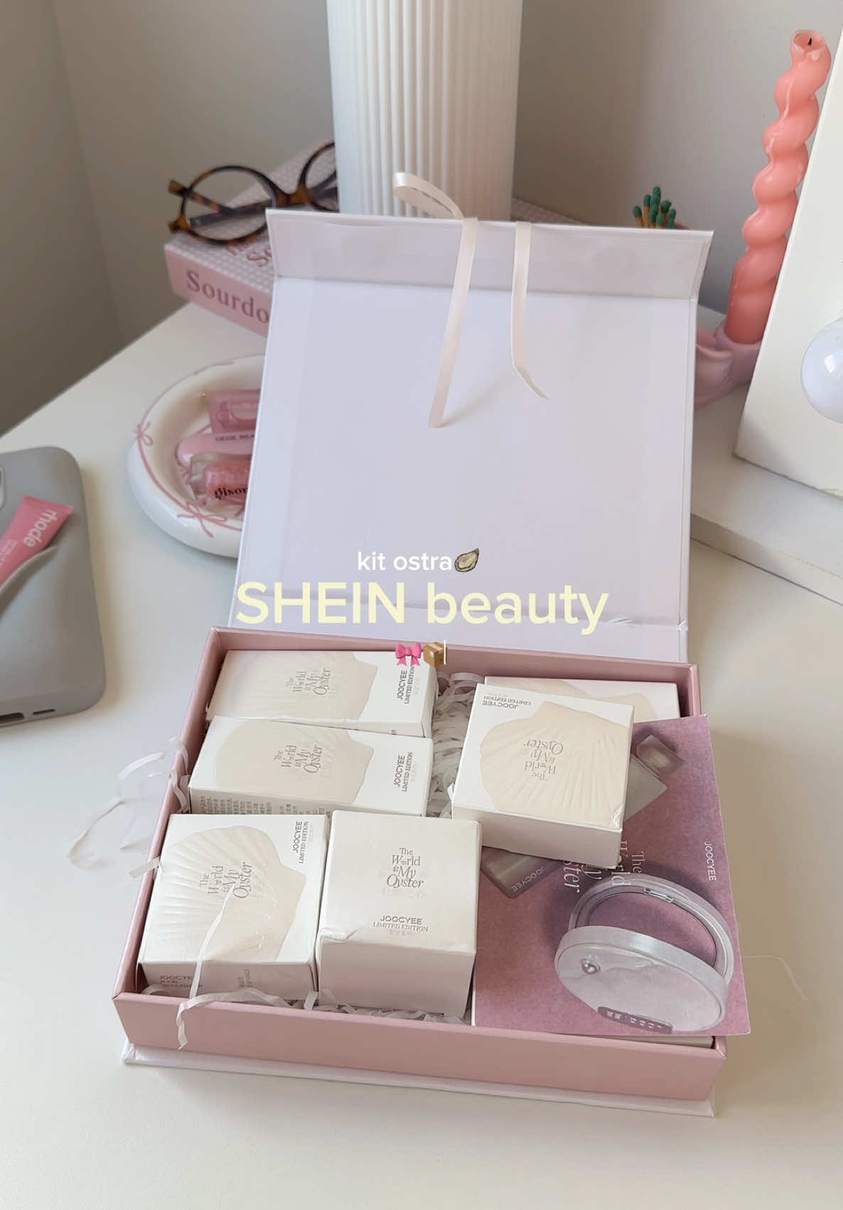 SHEIN kit ostra🦪 🎀 Use eududaasantosBR10 para ganhar descontos! @SHEIN @SHEIN Brasil  Veja às novidades pesquisando e seguindo os nomes das lojas SHEIN Slow Sunday,Chic Beauty Brands Collection Store,JOOCYEE Flagship Store,Lazchatte . #SHEINtrends #sheinbeautyfinds  #SHEINforAll #skincare #softgirl #aestheticvibes #foryoupage #haulshein #haul #unboxingvideo #unboxingshein 
