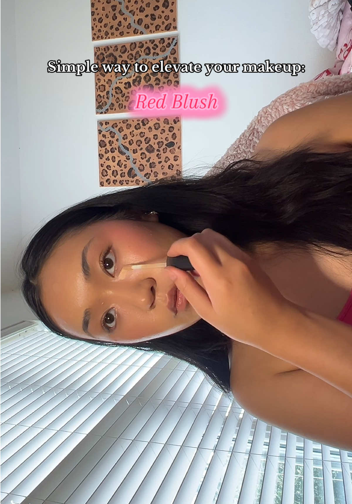 How to elevate your makeup #redblush #blushtrend #makeuptips 
