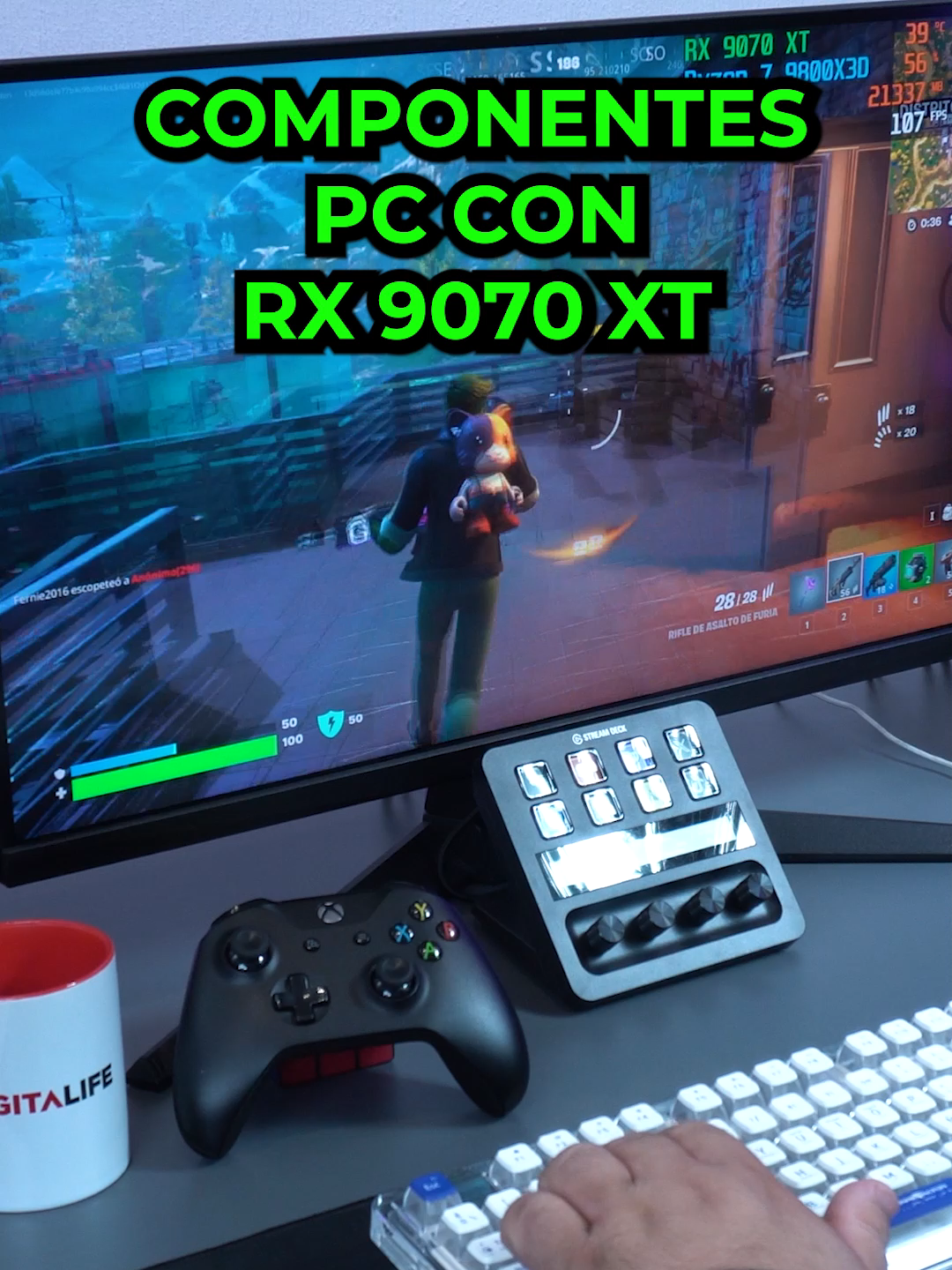 Componentes para una PC Gamer con RX 9070 XT #pcgamer #gamingpc #pcbuild #computadora #hardware #gaming