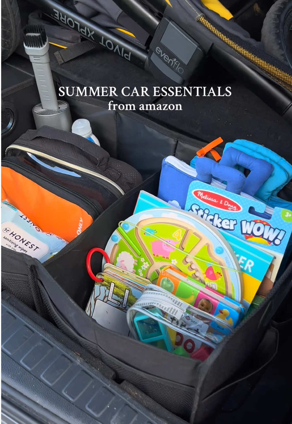 favorite items to keep this summer to help with the hot weather and long car rides☀️in bio or Amaz0n SF under “car kit essentials”  #caressentials #toddlerlife #emergencycarkit #motherhoodunplugged #motherhoodunfiltered #boymom #momhacks #momlife #motherhood #sahm #sahmproblems #sahmlife #momcar #summeressentials  Toddler mom | motherhood I toddler car essentials | sahm | real mom | honest mom | toddler tips I toddler road trip I emergency car kit I toddler must haves