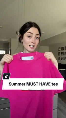 This summer tee is SO cute!  #MakeMoneyOnTikTok #PostYourContent #TikTokGrowthTips #ContentToCash #FYP2025 #summervibes #summermusthaves #tiktokshopclothes #tiktok #tiktokshop #musthave #summermusthave #summerclothes #overesized 