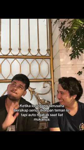 Liat mukanye aje udah ngakak