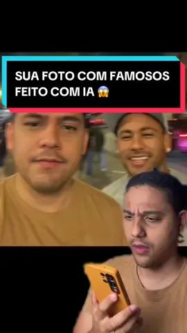 VOCÊ COM UMA CELEBRIDADE FEITO POR IA 😱 ✅Prompt usado para criar a imagem está nos comentários!  Me conta nos comentários se você conseguiu! .  #ia #chatgpt #fotocomfamoso #fotocomcelebridade 