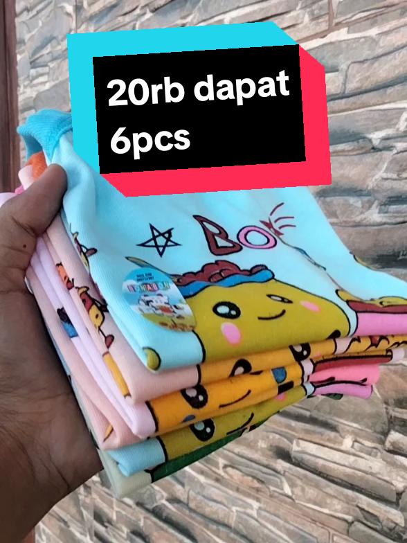 Ready kaos dalam anak perempuan  20rb aja udah dapat banyak banget  #fyp #anakperempuan #kaosdalamanak #tiktokshop 