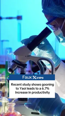 A recent study from the Department of Mental Wellness shows a significant trend in the correlation between Yaoi and productivity. #yaoi #mlm #bl #anime #gay #news 