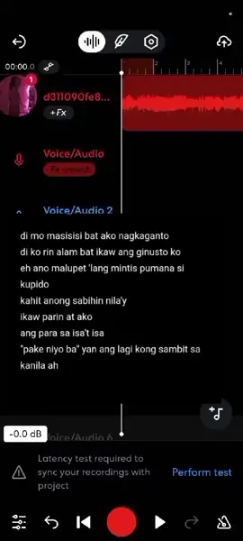 ahhhhh.....minahal kita agad J❤️‍🔥  dito beat guys@arii  #rap #Love #verseoftheday #bandlab 