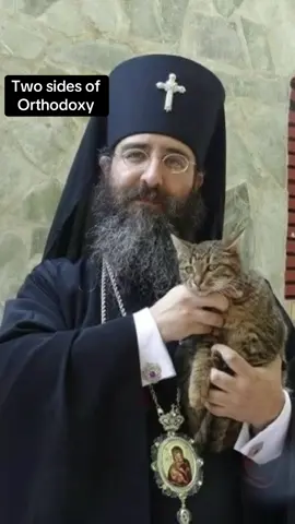 Repost because the last one was accidentally blasphemous 😭 #orthodox #christian #monk #schemamonk #dark #cat 