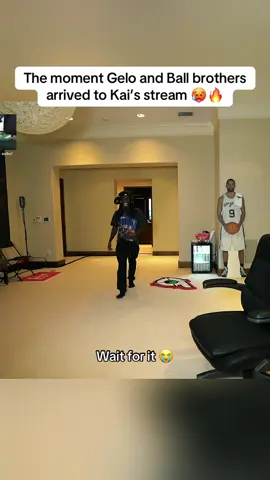 The moment Gelo and Ball brothers arrived to Kai’s stream 🥵🔥. #fyp #kaicenat 