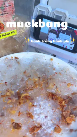 Bánh Tráng Trộn Hành #mukbang #xuhuong 