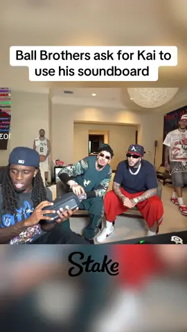 Ball Brothers ask for Kai to use his soundboard. #ballbrothers #kai #kaicenat #fanum #amp #fyp #fyppp #viral #trending #twitch 