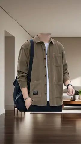 KeyBoy jaket corduroy pria kerah outer cowok tebal#outer #jaketpria 