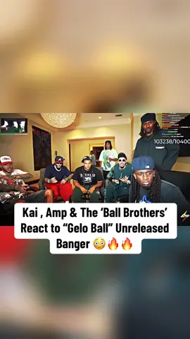 Kai , Amp & The ‘Ball Brothers’ React to “Gelo Ball” Unreleased Banger 😳🔥🔥#kai #lameloball #geloball #fyp #viral #fypシ゚viral 